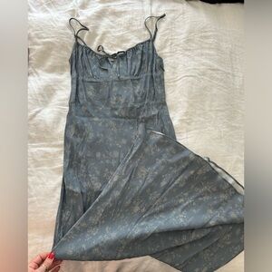 Dusty blue slip dress Wilfred
